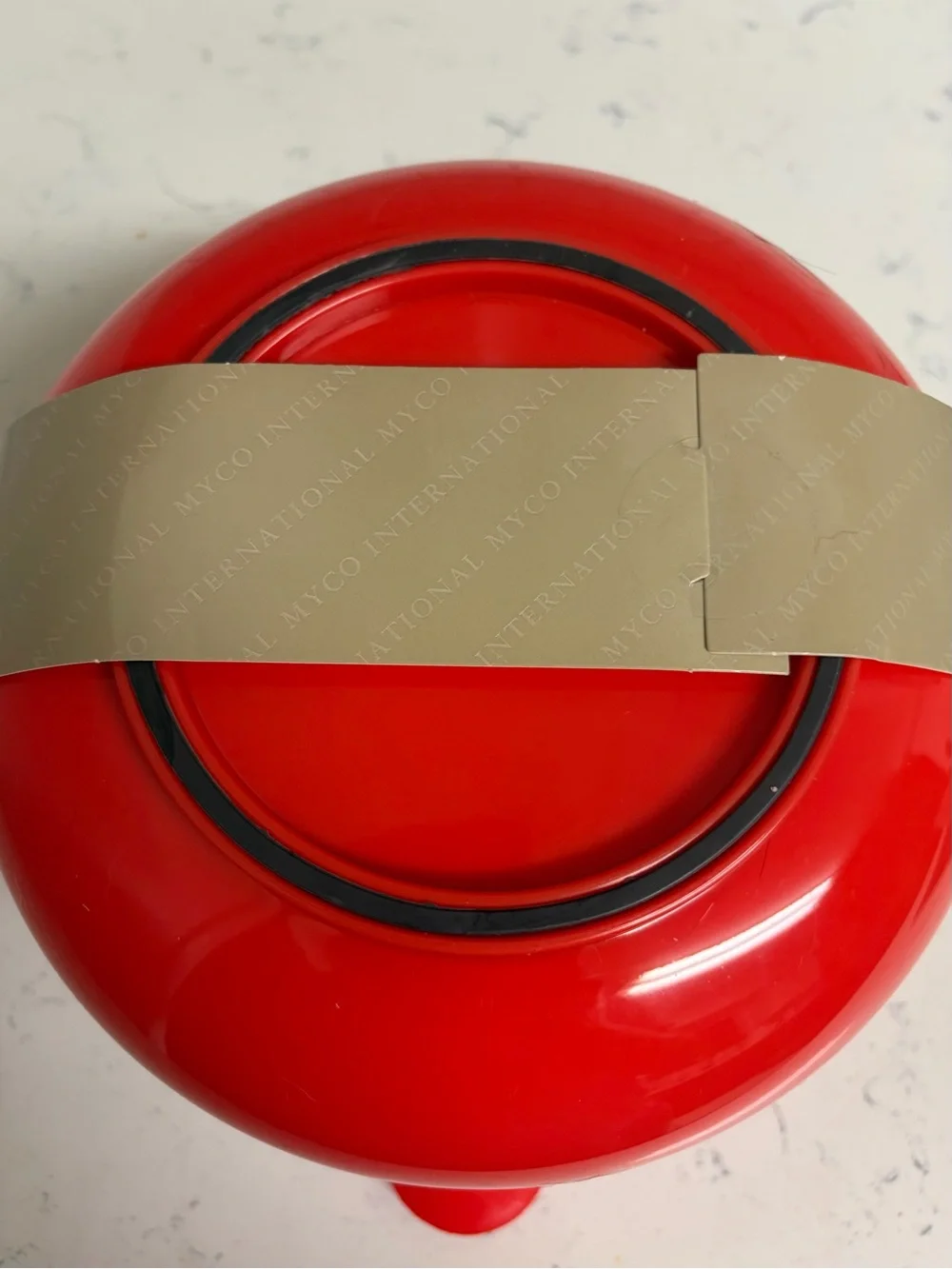 NWT, 3-Piece Nesting Red Mixing Bowls with Handle & Pour Spout